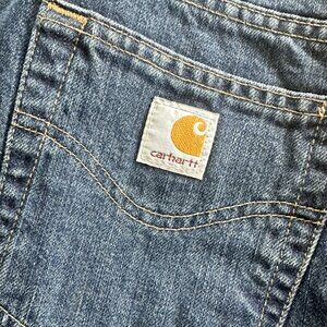 Carhartt Women's Size 10 Flannel Lined Jeans Relaxed Fit VINTAGE